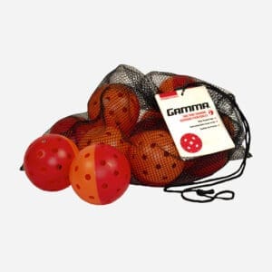 GAMMA Two-Tone Outdoor Training Pickleball Balls - Red/Orange