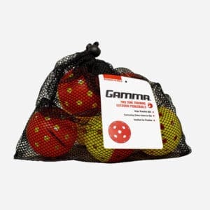 GAMMA Two-Tone Outdoor Training Pickleball Balls - Red/Yellow